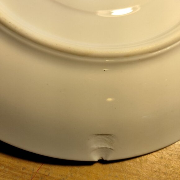 Meito China Cecil Saucer Blue Yellow Floral Vintage Distressed Japan Craft lot 3 - Picture 12 of 13